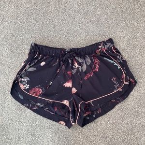 Midnight Bakery Lightweight Poly Satin Sleep Shorts Size: S